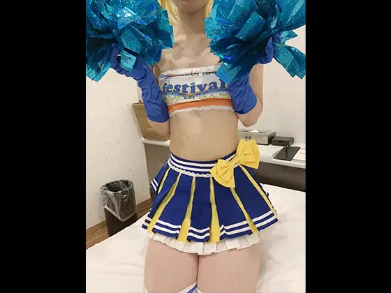 [コスティック＋] 手マンそして手コキダブルでお得！青サテン手袋手コキ