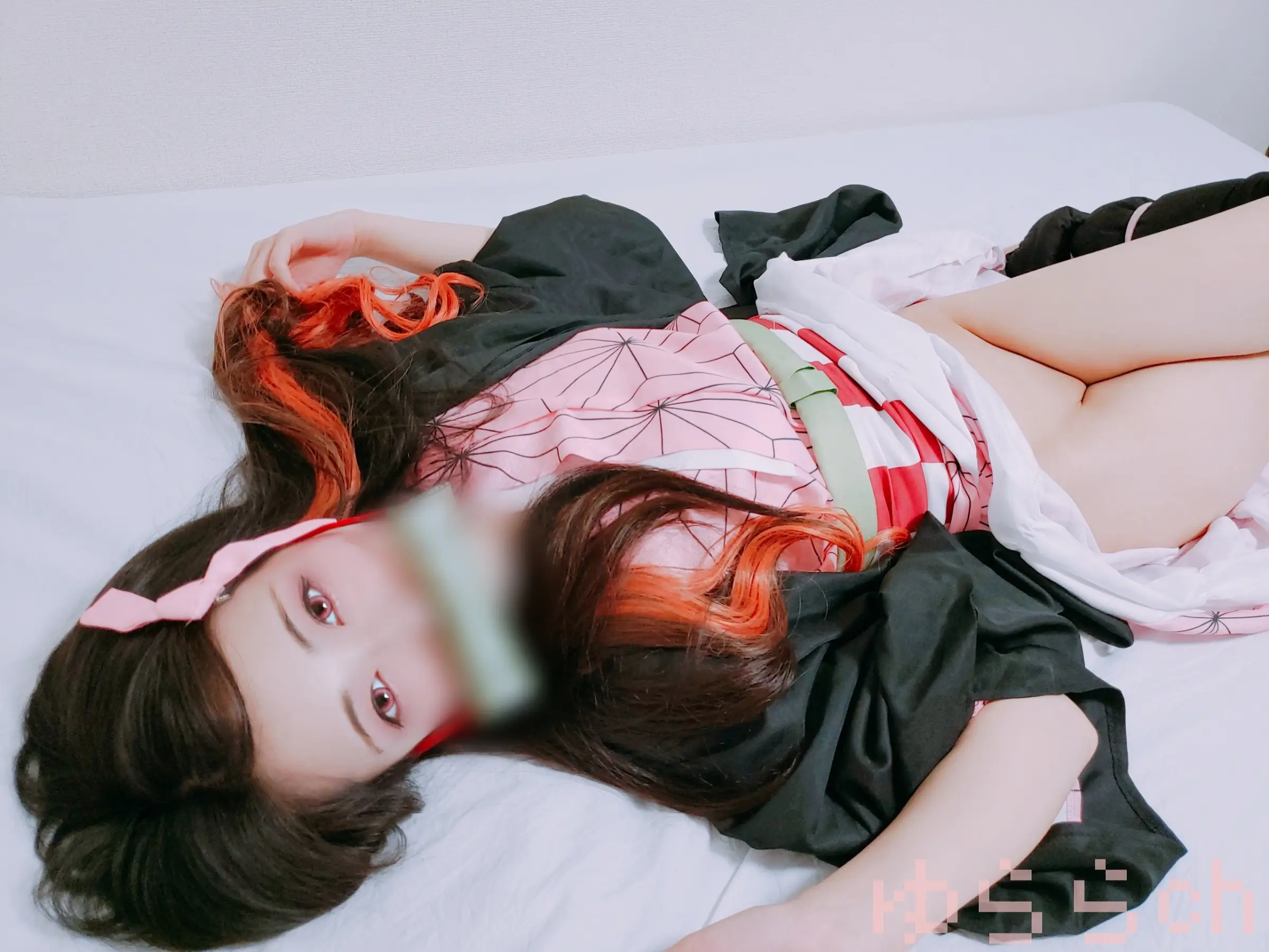 【ゆららch】鬼◯の刃 禰◯子 コスプレ ハメ撮り【画像+動画セット】