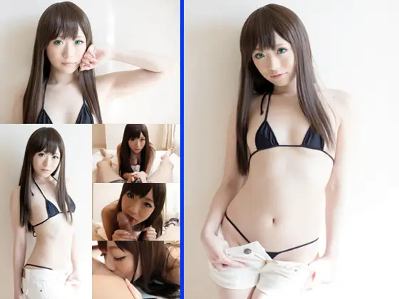 [ぱるプんて] 噂のパイパンコスプレ美少女のフェラをじっくり撮ってみた