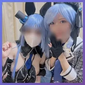 FC2-PPV-4231485 ※限定コスプレ【ハーレム】Vtuber星街す〇せい×兎田ぺ〇ら(バニーVer.)夢のコラボ