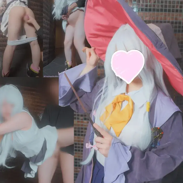 [ぶんコス] 「やめてっ♡出ちゃうから…♡」依頼を受けたらえっちな撮影♡報酬に釣られ無責任中出し郊尾