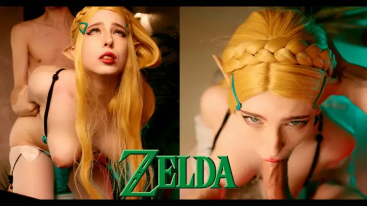 MollyRedWolf - Amazing deepthroat from Zelda girl-fan will make you cum