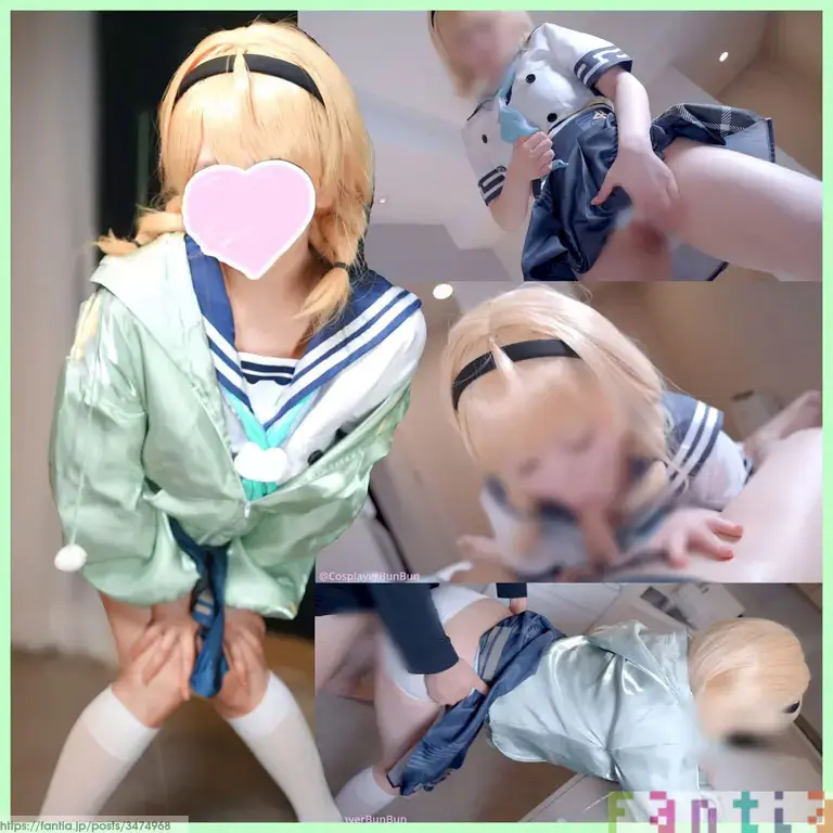 [ぶんコス] 「こういうのはまだ早いでござる…♡」自宅で青春イチャラブえっち♡中出しの快感忘れられず2回種付け郊尾