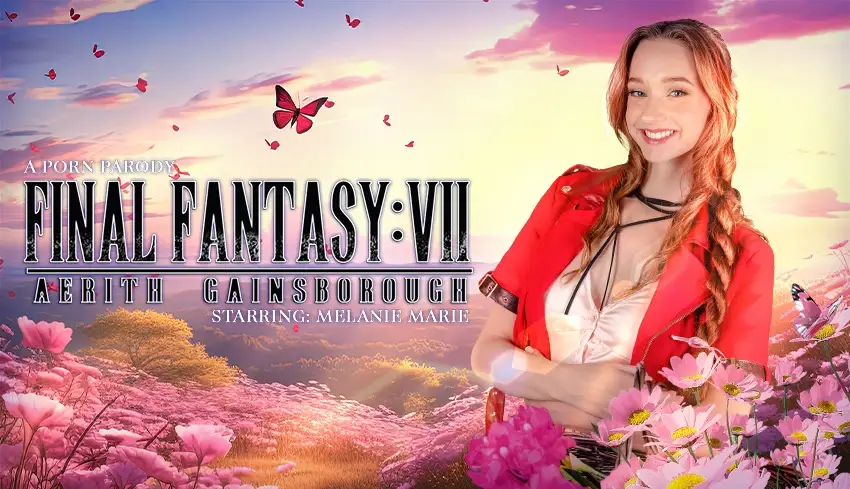 [VR Conk] 爱丽丝 #最终幻想 Final Fantasy VII - Aerith Gainsborough (A Porn Parody) - Melanie Marie (Oculus 8K)