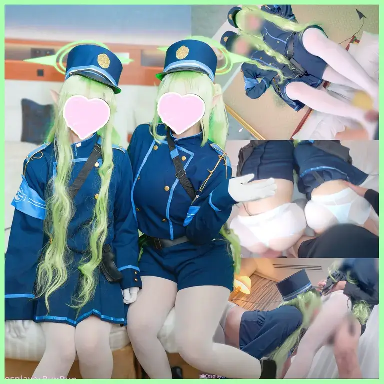 [ぶんコス] ブル〇カ　ノ〇ミ＆ヒ〇リ3P動画 えっちないたずらされて姓癖崩壊♡シュポ〇キ双子に連続中出し郊尾