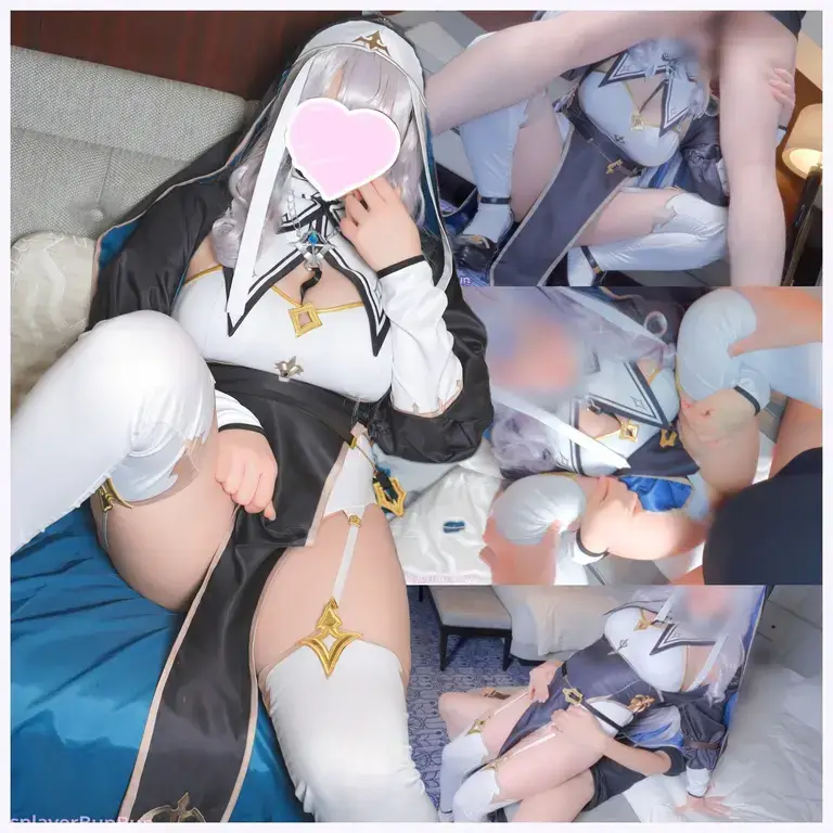 [ぶんコス] シスターコスえっち どスケベ银乱シスターに大量懺悔汁中〇し♡連続ヌキヌキご奉仕姓種付けえっち♡