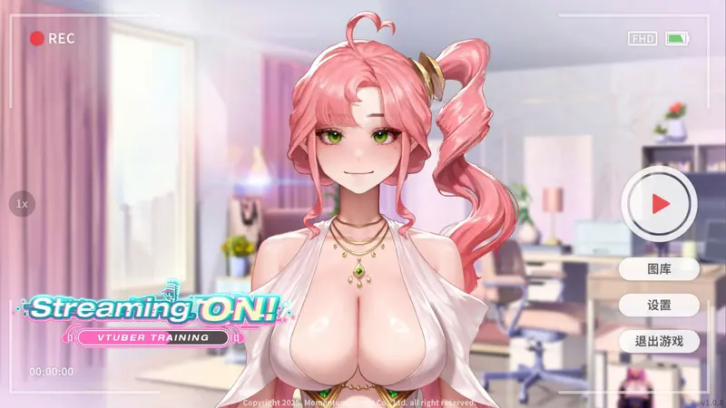 R11454 【SLG/部分动态/官中】直播启动VTuber出道指南Streaming ON! v1.08+全CG存档[770M]