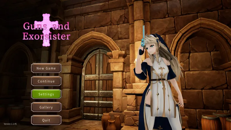 【3D新作/官中/动态】驱魔与迷途修女 Guns and Exorsister v1.1.4s Steam官方中文版[1G]