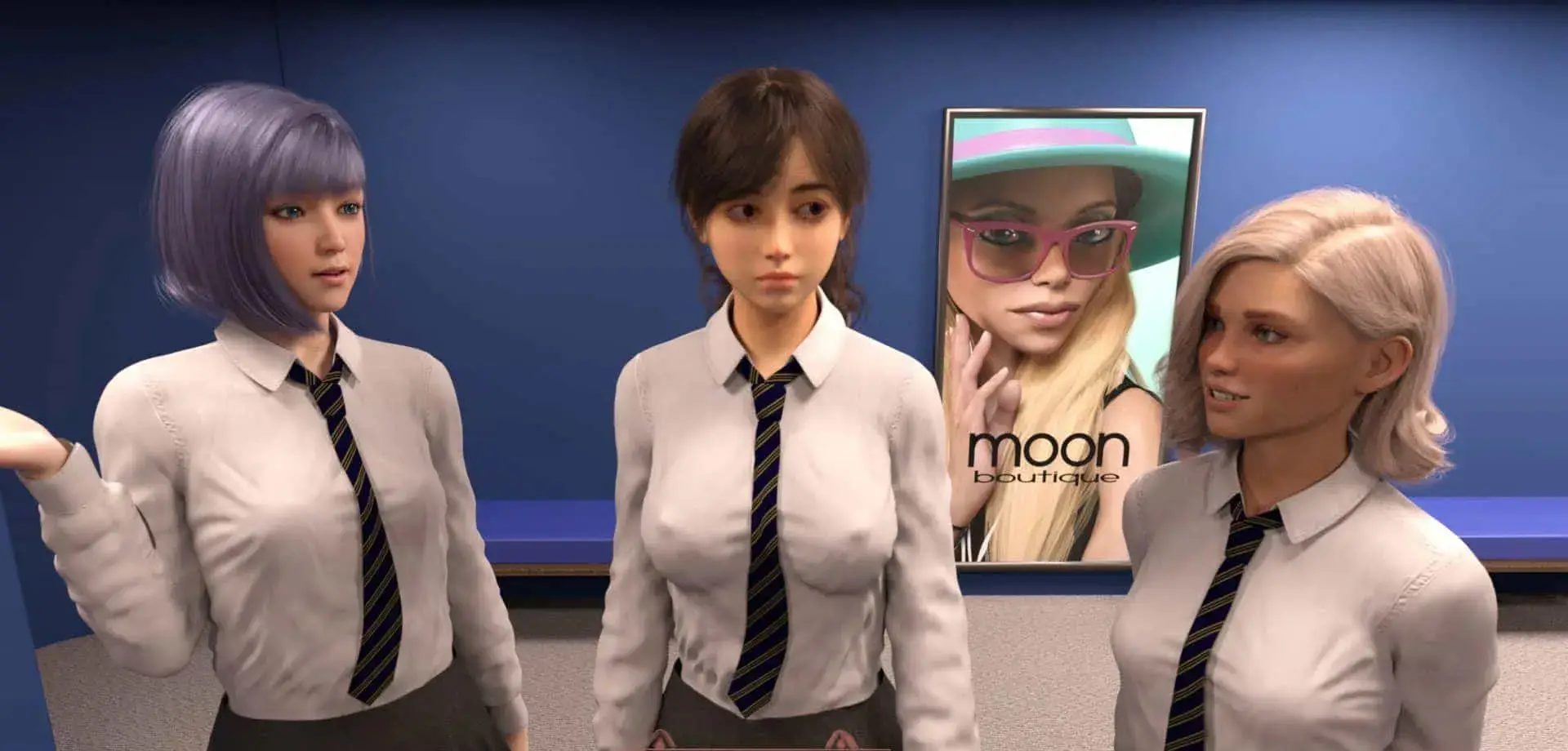 R1464 【欧美SLG汉化动态】果体学校 Nudist School v0.6【PC+安卓 1.2G】