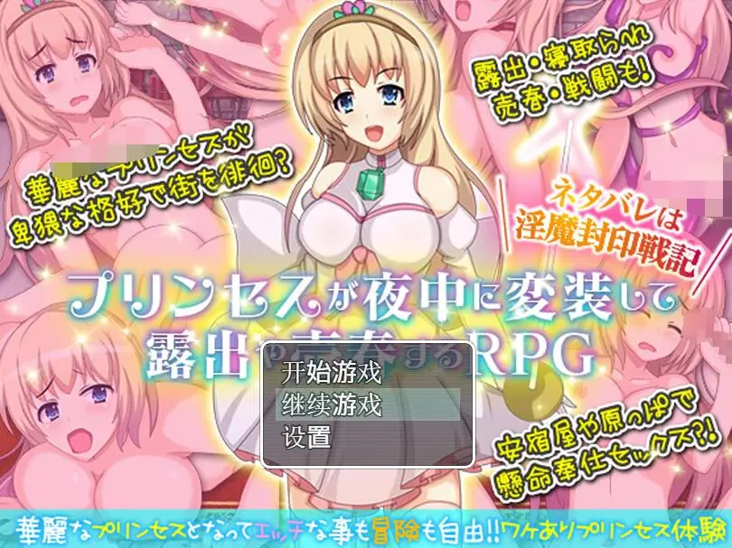 R1684 【日式露出RPG/汉化】公主卖春奋斗记 PC+安卓精翻汉化版+全CG [300M]
