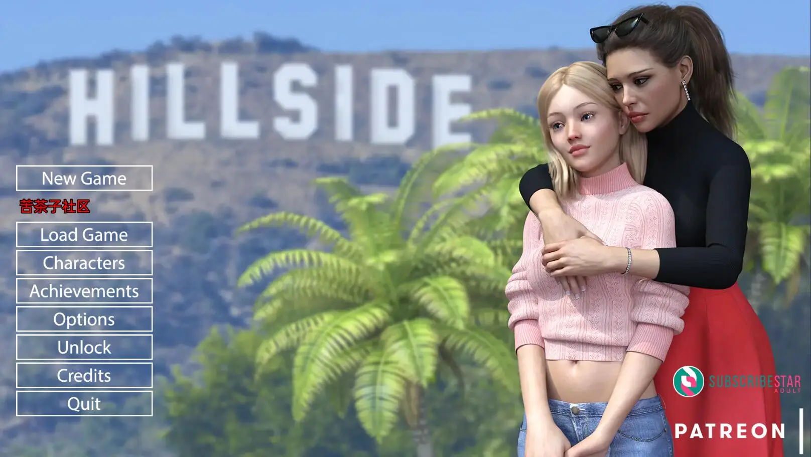 【欧美SLG/汉化/3D】山坡 超级名模与保镖 Hillside v0.13 PC+安卓汉化版 [3.5G]
