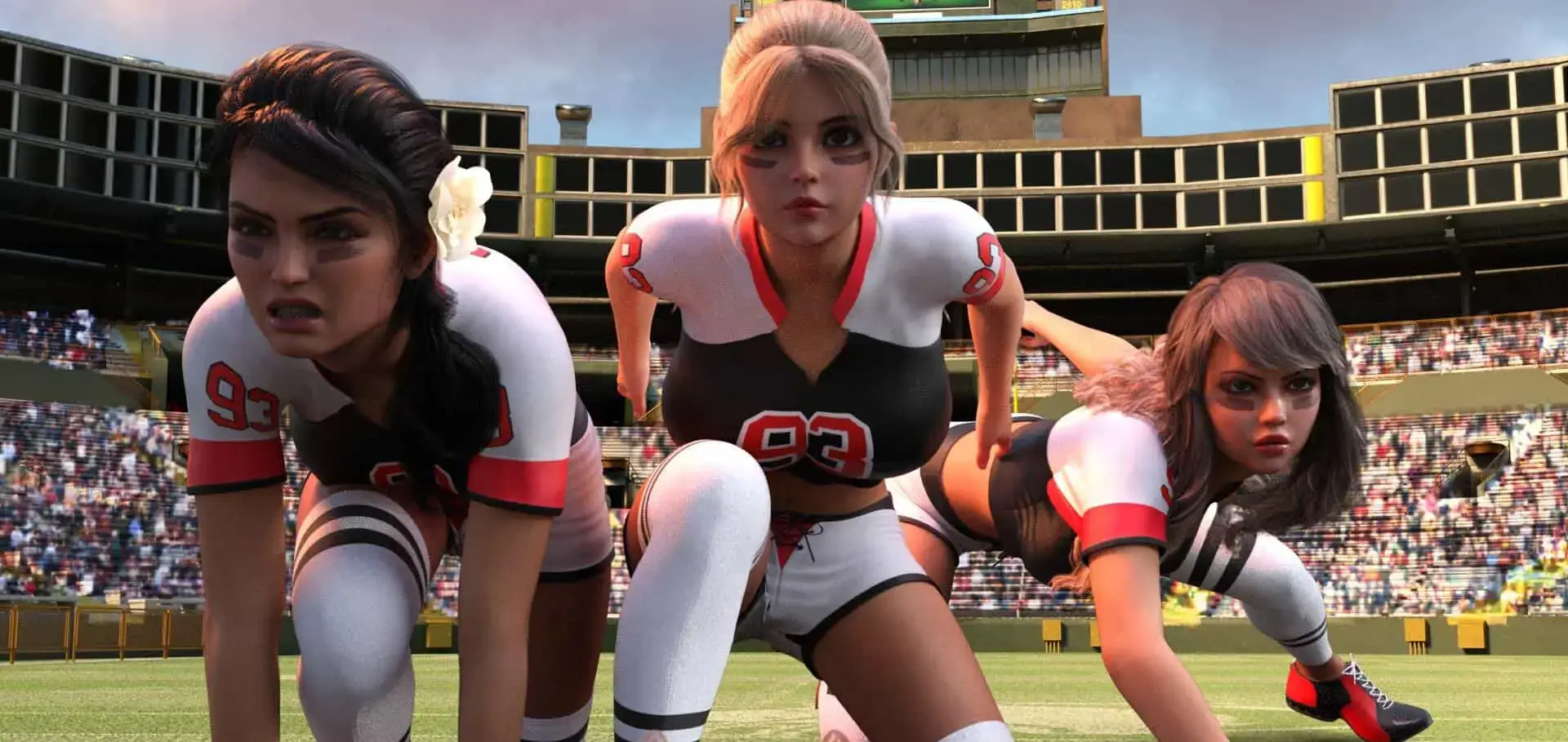 R1972 【SLG/官中步兵/更新】绒球女孩 Touchdown Girls V1.014[1.69G]