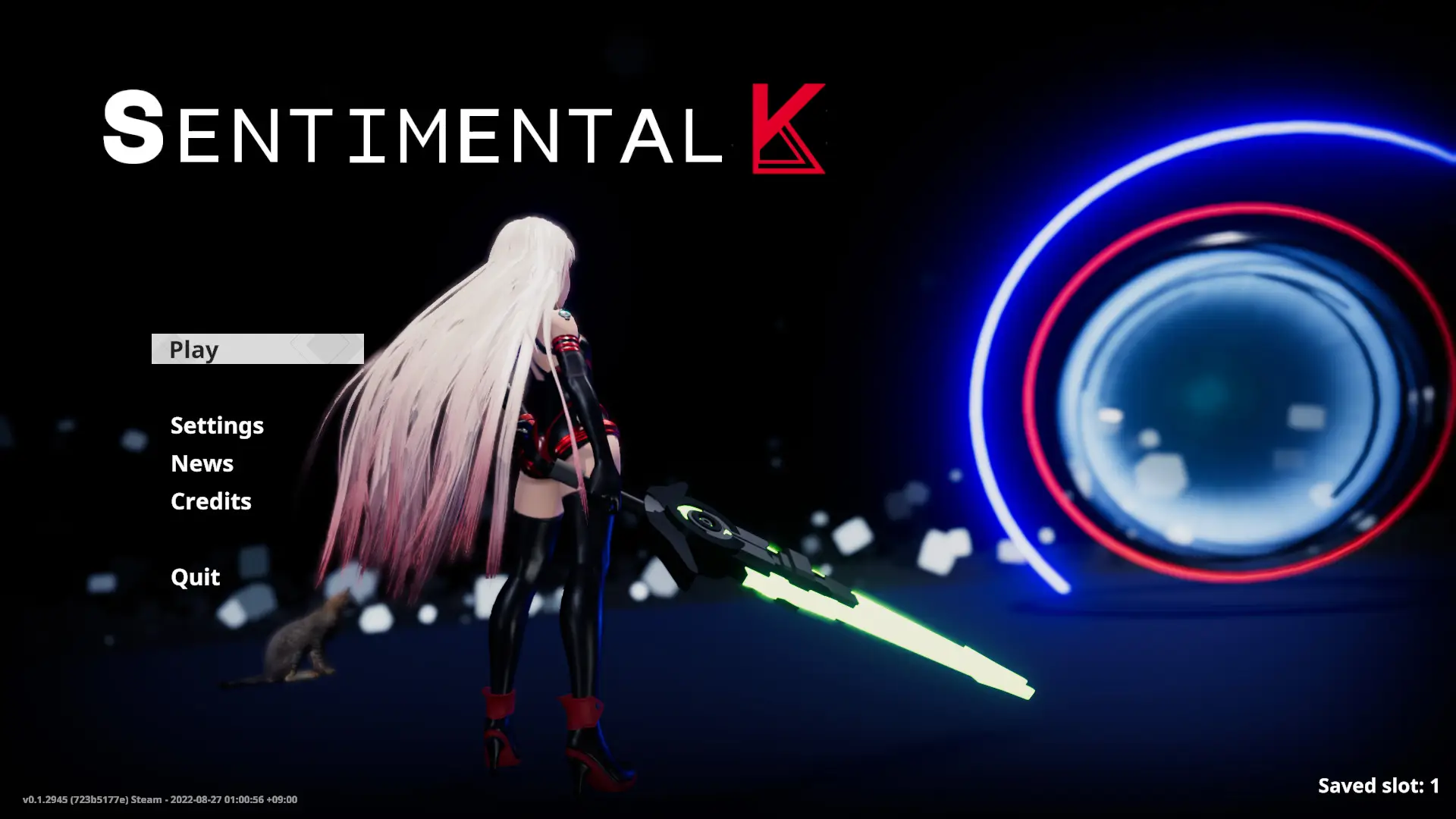 R3248 【ACT/中文/全动态/3D】神秘美少女K STEAM官方中文硬盘版【995M/全CV/肉鸽】