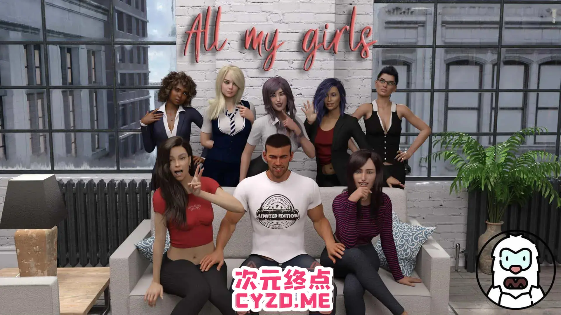 R4196 【欧美SLG/汉化/动态】All My Girls 我所有的女孩 [v0.20][PC+安卓1.87G]