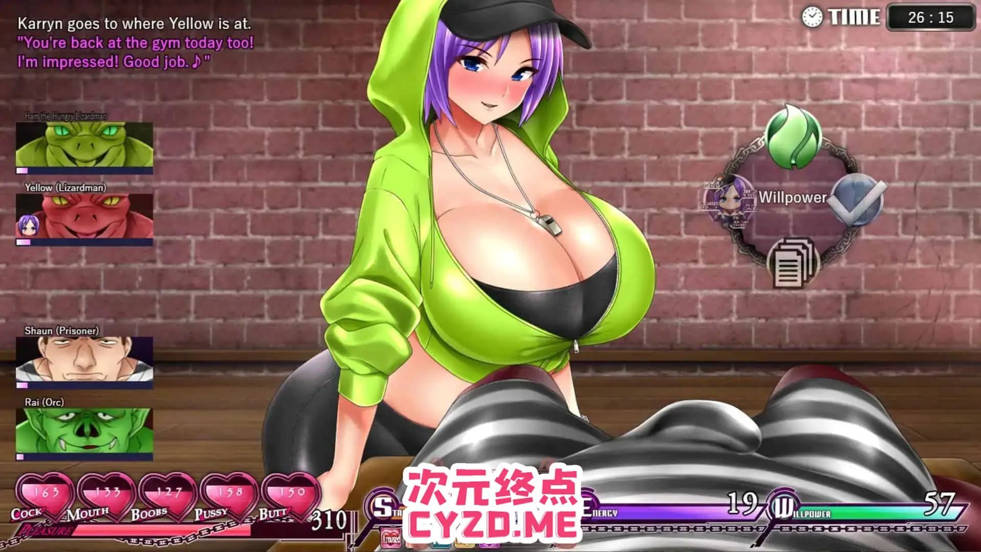 R4218 【RPG/23日更新/官中无码】卡琳的监狱 Karryn's Prison V1.2.4.7 FULL Bui:11545104作弊健身房全DLC [2G]