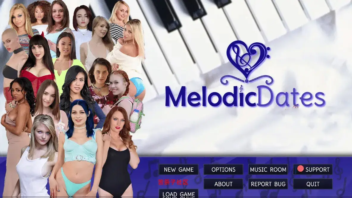 R4845 【真人SLG/汉化/欧美】旋律的日期 Melodic Dates v1.1 汉化版 [2.8G]