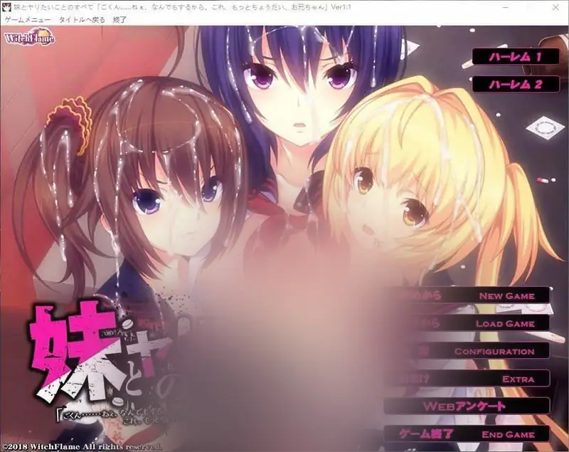 R7859 【拔作ADV/汉化/WitchFlame】喜欢和妹妹们做想做的事情！喂~哥哥，再多我给一点！AI汉化版+全CG存档[新汉化][4.2G]